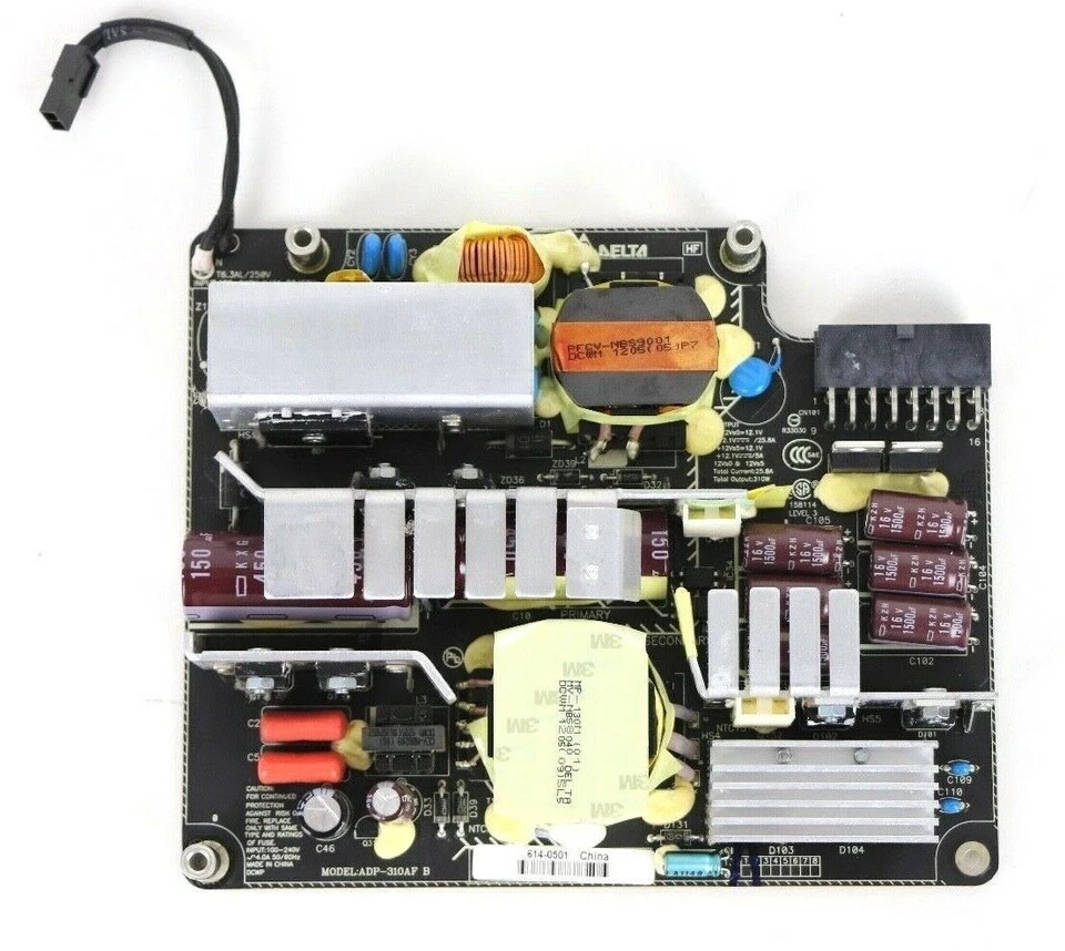 Apple iMac 27" A1312 Netzteil Power Supply PSU 310W ADP-310AF 614-0501 Original - Bild 3 von 3