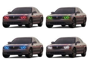 For Lincoln Ls 00 02 Rgb Multi Color Led Halo Kit For Headlights Ebay