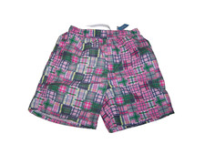 NWT J Bailey Boutique Boys Board Shorts/Swim Size 12 Patchwork Plaid