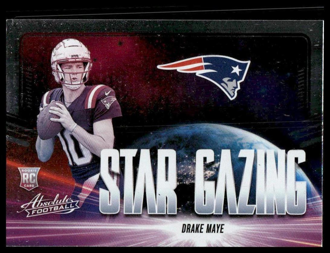 2024 Panini Absolute #SG-DME Drake Maye Star Gazing | eBay
