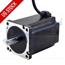 Nema 34 Stepper Motor 1204oz.in 86x118mm 6A φ14mm Key-way Shaft w/1m Cable CNC