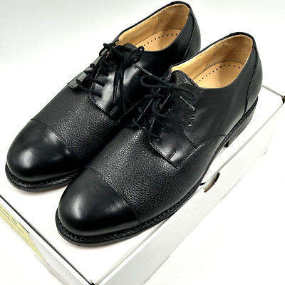 Tauer & Johnson Mens 11 D Americana EX Wellington Derby Dress Shoes Deer Calf
