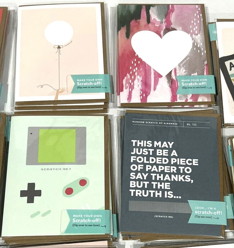 Inklings haz tus propias tarjetas rasca y gana (lote mixto de 52 cartas) Foto 3 de 4