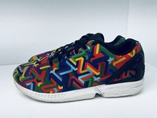 Size 9.5 - Adidas ZX Flux Rainbow Weave for sale online | eBay