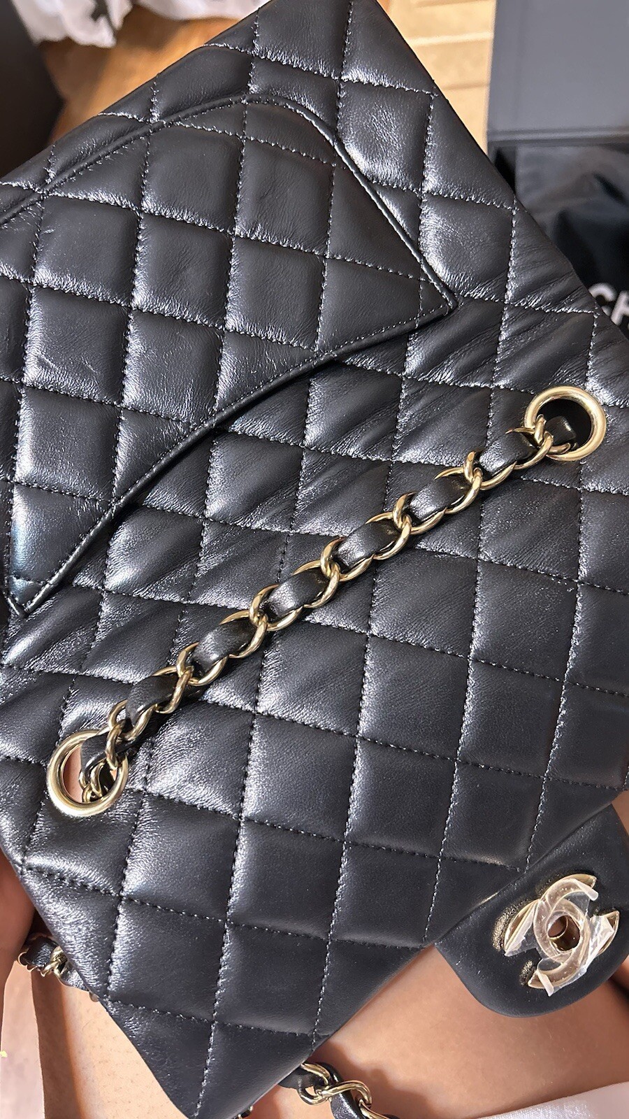 2024 CHANEL Classic Rectangular Quilted Black Lam… - image 15