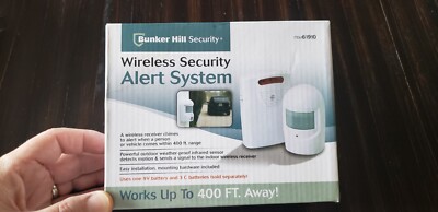 Bunker Hill Wireless Security Alert System Indoor Or Outdoor Range 400 Ft. 61910