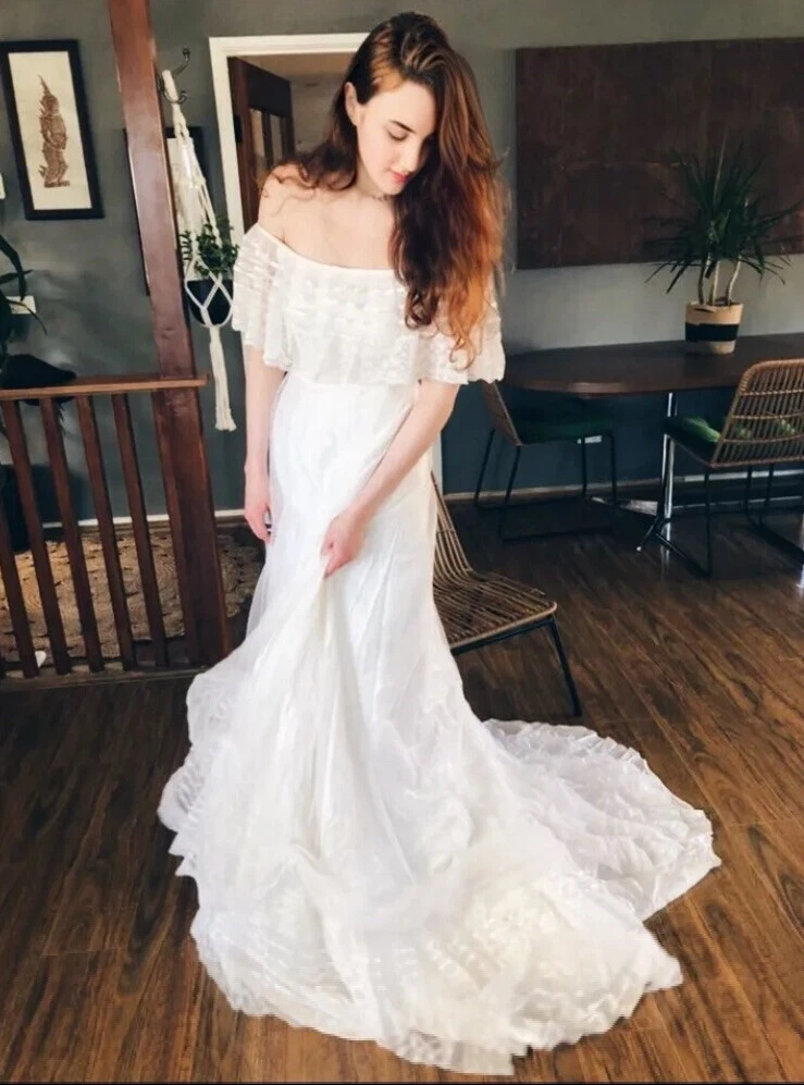 Vintage 60s wedding on sale dress