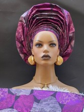 Adejoke African Headtie Auto Gele, Headgear.