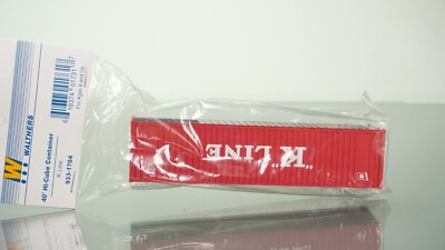 Conteneur 40' Hi-Cube Ondulé Alaska – Échelle HO 1:87 Par Walthers, Neuf