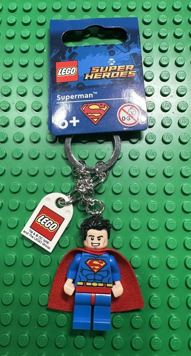 LEGO 853952 Superman Super Heroes Key Chain Minifigure Key Ring