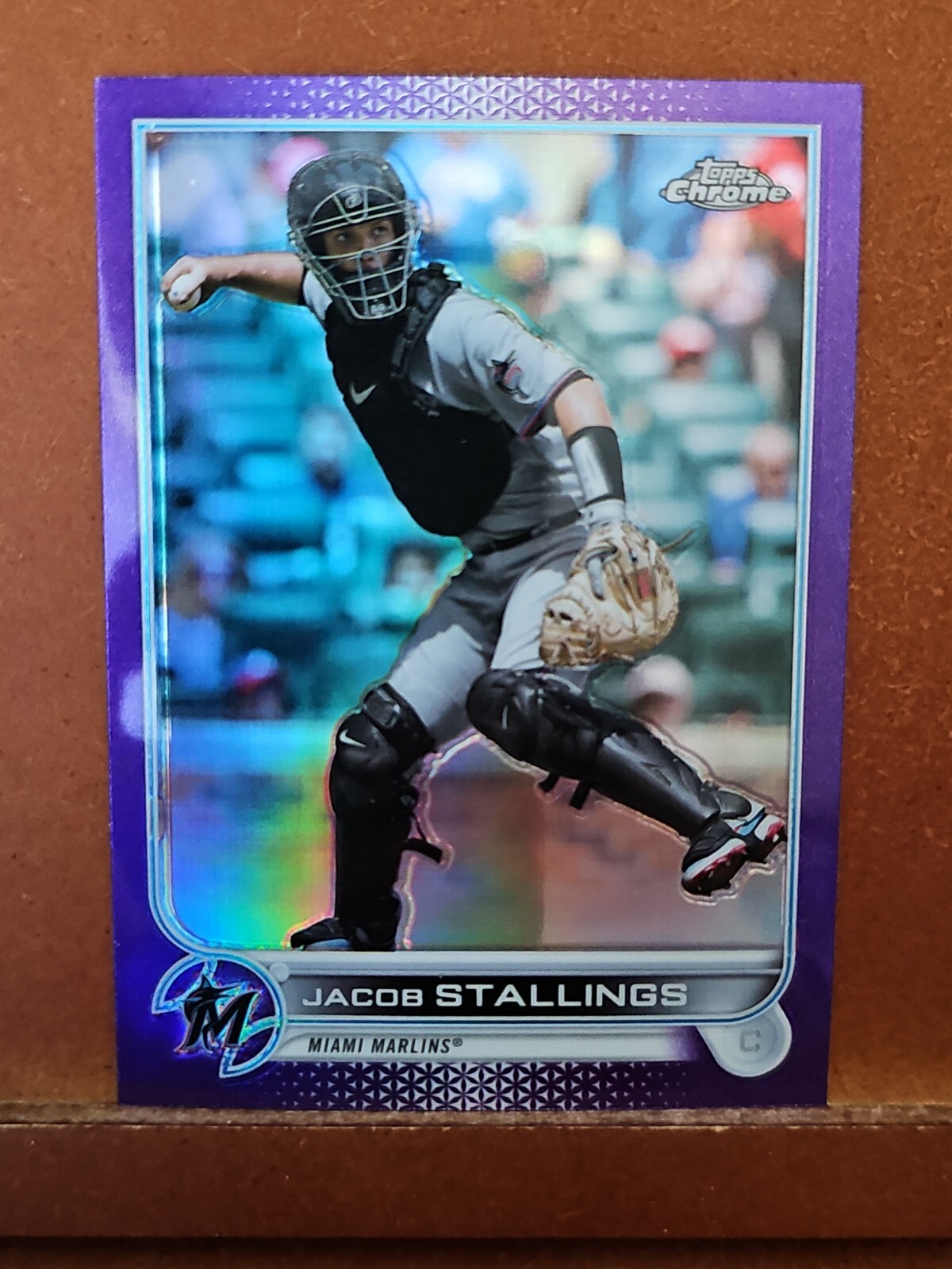 2022 Topps Chrome Update Purple Refractors #92 Jacob Stallings ROCKIES