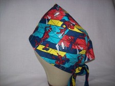 Men/Women Surgical Scrub Cap Lined Comics 100 Cotton
