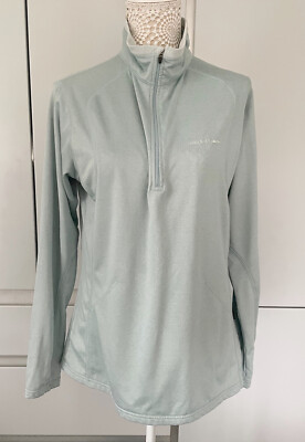 Tresspass Base Layer Half Zip Gr. XXL Duck Egg Blau Langarm High Neck