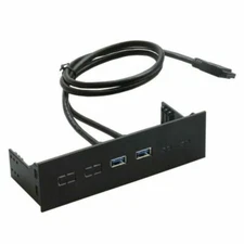 Brand NEW---5.25" 2-Port USB-3.0 Hub Front Panel