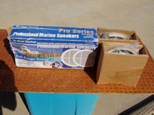 WEST MARINE PRO SERIES WATERPROOF 2-WAY 6.5" STEREO SPEAKERS NEVER USED