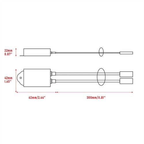 H13 9008 LED Headlight Bulb Canbus Error Anti Flicker Resistor Canceller Decoder - Picture 5 of 6