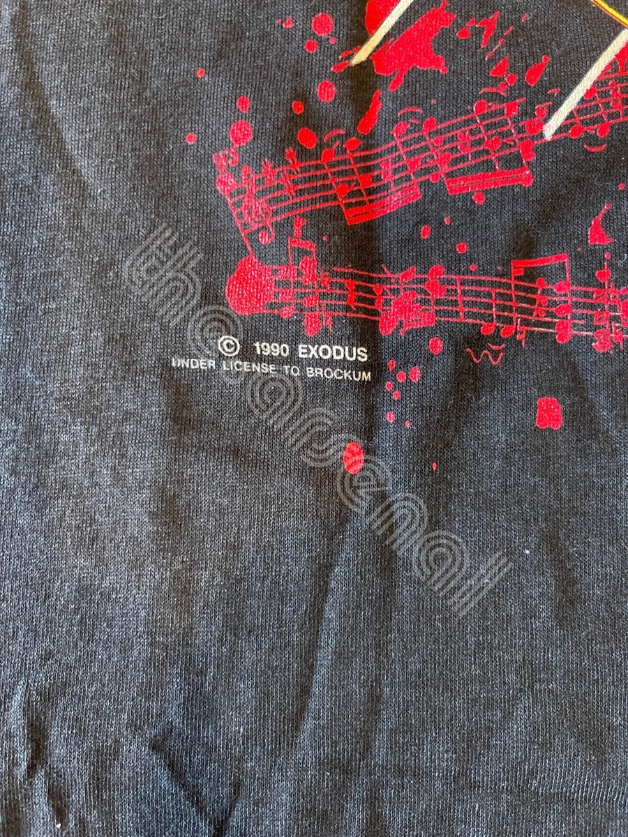 VINTAGE 1990 EXODUS Impact is Imminent Tour Concert T-shirt