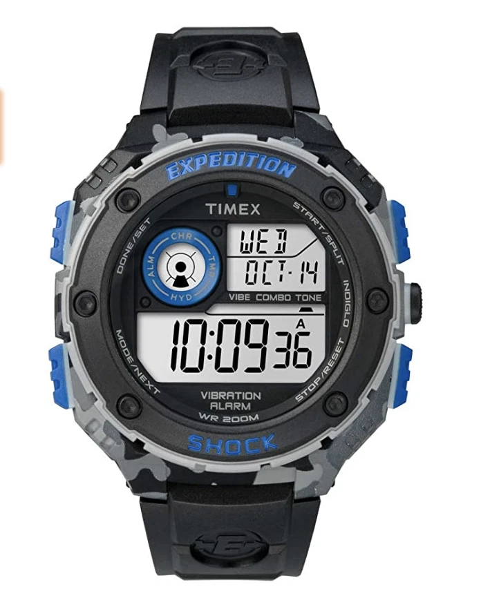 Timex expedition vibe shock clearance watch