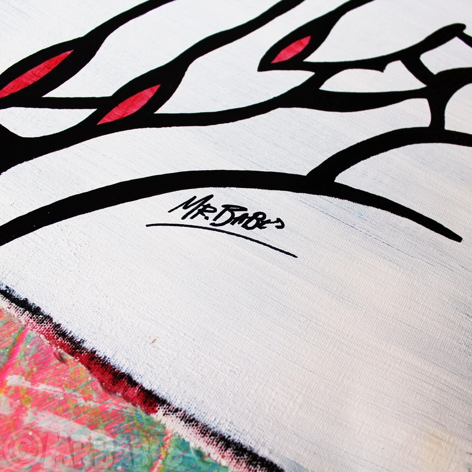 Crying Foul - Pintura original de arte pop de bebés - Sátira de niña Roy Lichtenstein Foto 4 de 4