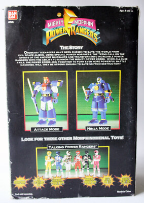 MIGHTY MORPHIN POWER Rangers Deluxe Transforming DX Ninjor Bandai EUR