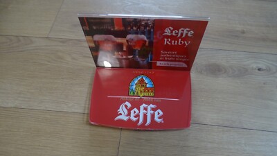 PLV BIER LEFFE RUBY TABLET HALTER NEU BISTRO BAR BELGIUM BEER