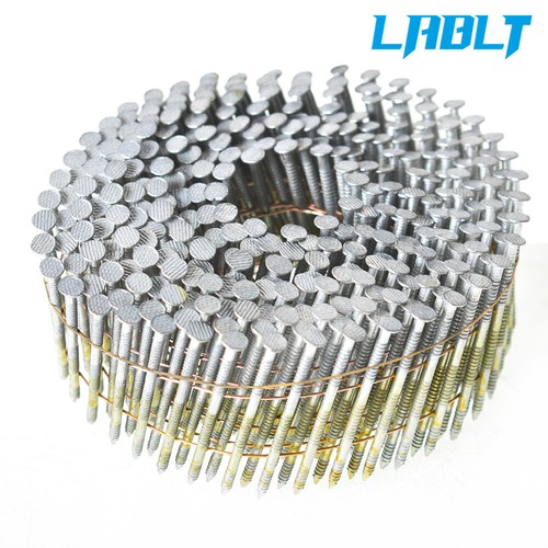 LABLT 3600Pcs Siding Nails 2Inch 15 Degree Collated Wire Coil Full Round Head - Picture 6 of 8
