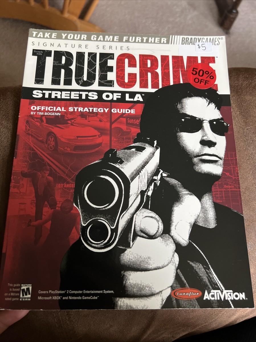 True Crime Streets of LA Brady Games Official Strategy Guide with
