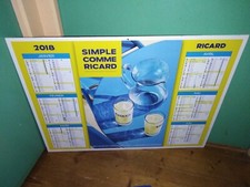  RICARD calendrier 2018 neuf 