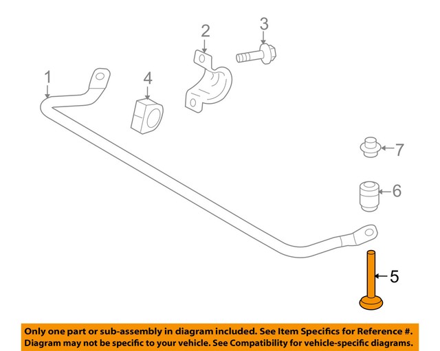 VOLVO OEM 0813 C30 Stabilizer Sway BarRearStabilizer Link 31406909