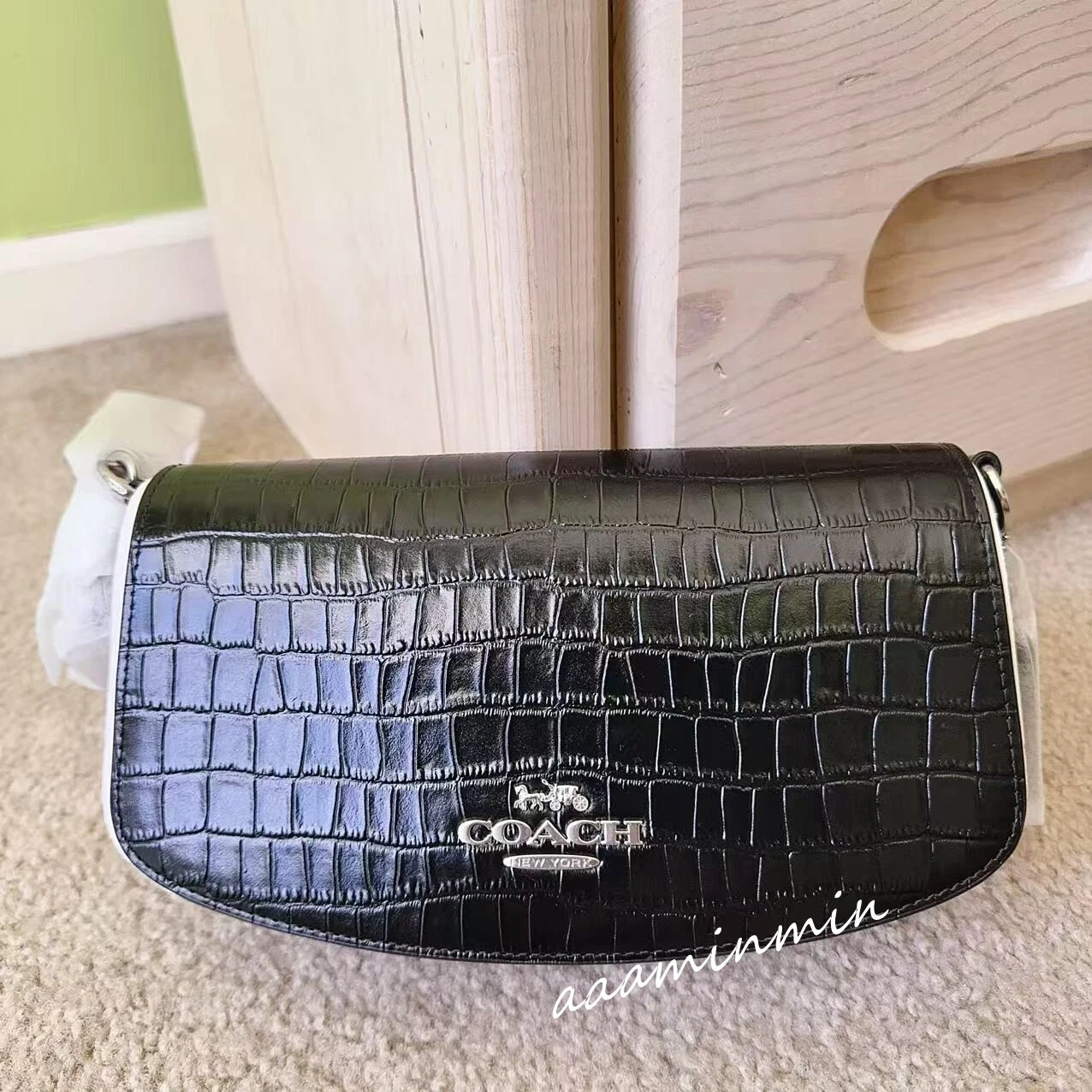 Borsa a tracolla Coach Andrea CT770 nuova con etichetta (confezione originale)