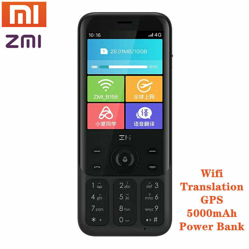 XIAOMI ZMI Z1 4G WiFi Router Mobile Phone With 5000mAh Power Bank Translation