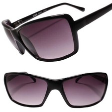 Nostalgic Old Fashioned Y2K Style Genuine Vintage Square Black Sunglasses