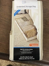 Mainstays Underbed Storage Bag New Never Opened 42" x 18 " x 6"