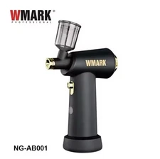 WMARK NG-AB001 Cordless Spray Gun Kit, Wireless Charging, 3 Pressure Levels LED