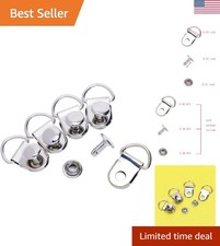 50-Piece Heavy Duty Shoe Boot Lace Hooks  Rivets - Perfect for DIY Crafts