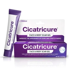 Cicatricure Scar Reducing Cream, Face & Body Scar Gel, 1 oz (30g)