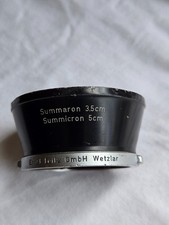 Original Leica Hood for Summaron 3.5cm Summicron 5cm in User Condition