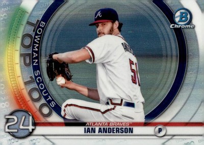2020 Bowman #BTP-24 Ian Anderson Chrome Bowman Scouts Top 100