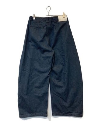 ZARA × SOSHIOTSUKI Darted wide-leg denim pants 6840/312 black | eBay