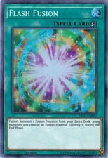 Flash Fusion - HISU-EN057 - Super Rare - 1st Edition - Heavily Played