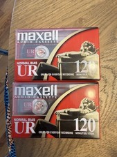 2 Individually Wrapped Maxell - Maxell UR 120 Cassette Normal BIAS 