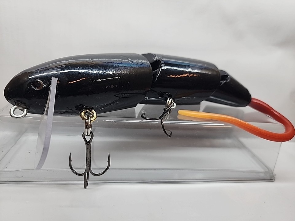 Leurre Bois El Raton – Swimbait Topwater – Rat Noir Mat – Édition Limitée