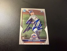 Zach Thornton Bowman Chrome 2023 Auto