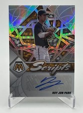 Hoy Jun Park 2022 Panini Mosaic Silver Prizm Rookie RC Auto ( Pirates )