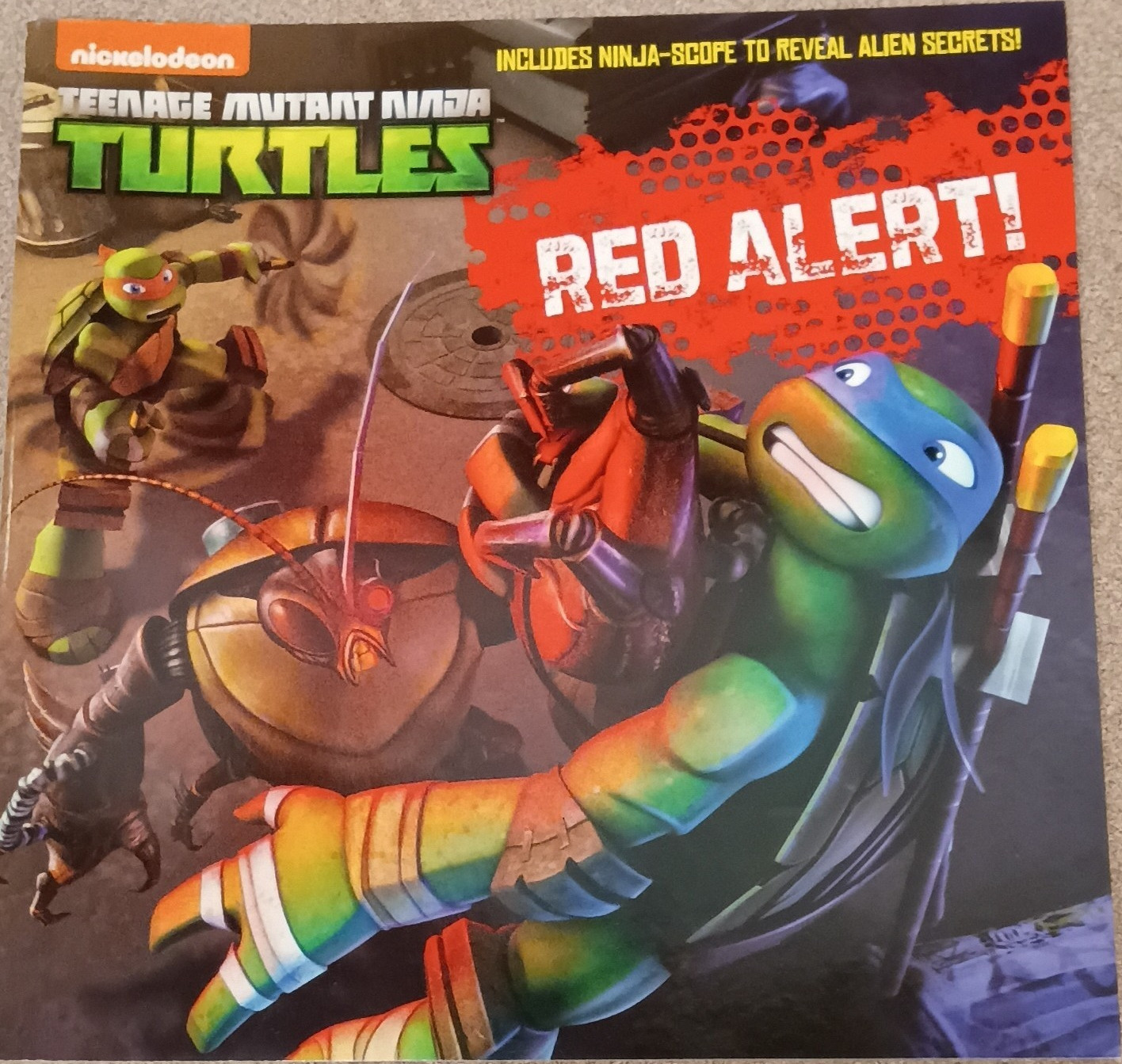 Random House Red Alert! Teenage Mutant Ninja Turtles Picture Book 2015