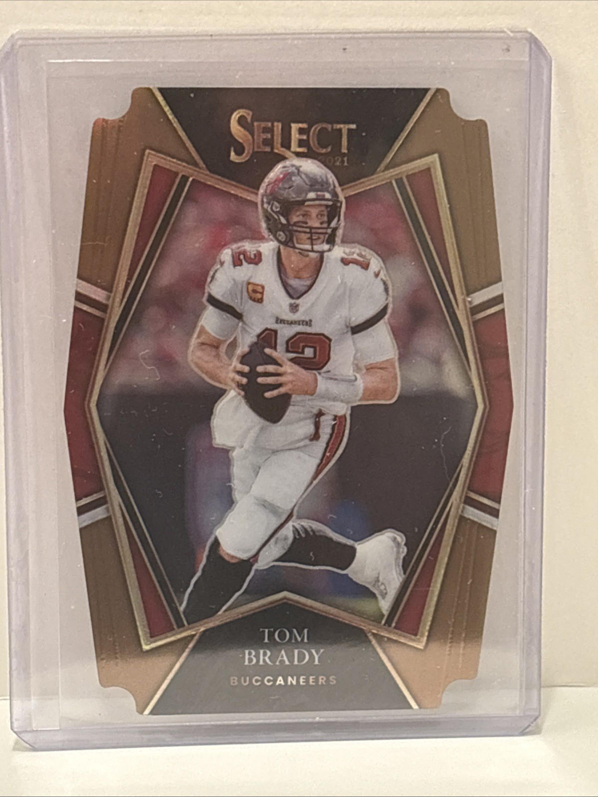 🔥2021 Select Tom Brady #101 Premier Level Copper Die-Cut #’d To 199 Prizm SP🔥