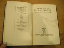 An Antholoy of Recent Poetry