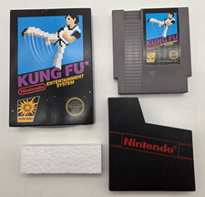 Kung Fu (NES 1985) Non-Rev A Black Box + 5 Screw Game Unpunched