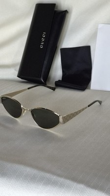 Gucci GG1853S 001 Sonnenbrille Silber Original Made In Japan mit Etui