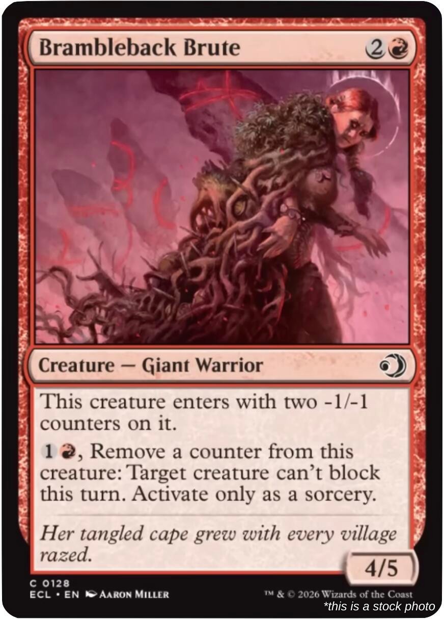 Brambleback Brute (ECL 128), Foil, Lorwyn Eclipsed, MTG